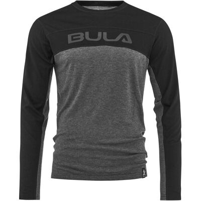 Bula Men's Retro Merino Wool Crew Black L Bula Men's Retro Merino Wool Crew Black L