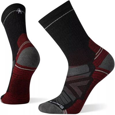 Smartwool Hike Light Cushion Crew Socks Charcoal/red XL Smartwool Hike Light Cushion Crew Socks Charcoal/red XL