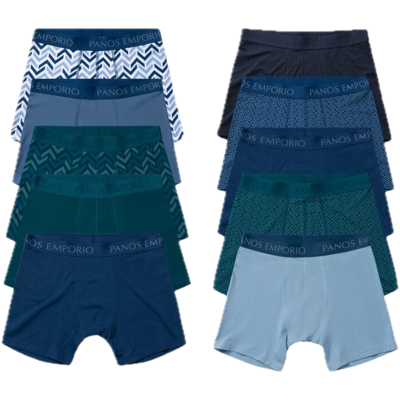 Panos Emporio Pe 10pk Base Bamboo Boxer Assorted L Panos Emporio Pe 10pk Base Bamboo Boxer Assorted L