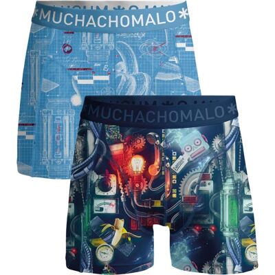 Muchachomalo Blueprint 04 2pk Boxer Print/print S Muchachomalo Blueprint 04 2pk Boxer Print/print S
