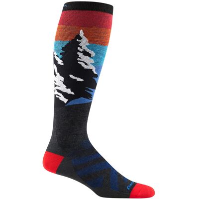 Darn Tough Men's Solstice Over-the-calf Lightweight Ski & Snowboard Sock Charcoal M Darn Tough Men's Solstice Over-the-calf Lightweight Ski & Snowboard Sock Charcoal M