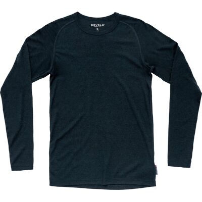 Devold Men's Lauparen Merino 190 Base Shirt Ink M Devold Men's Lauparen Merino 190 Base Shirt Ink M
