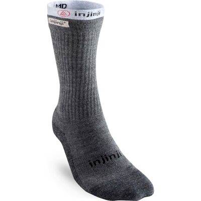 Injinji Men's Liner + Hiker Crew Charcoal S Injinji Men's Liner + Hiker Crew Charcoal S