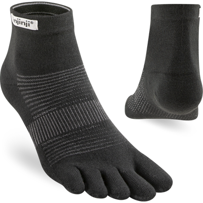 Injinji Men's Run Lightweight Mini-crew Black M Injinji Men's Run Lightweight Mini-crew Black M
