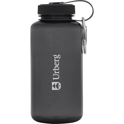 Urberg Tritan 1000ml Asphalt Vannflaske - Holdbar, Lekkasje sikker Urberg Tritan 1000ml Asphalt Vannflaske - Holdbar, Lekkasje sikker