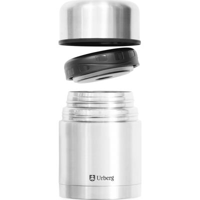Urberg Vacuum Food Jar 500 Ml Stainless Urberg Vacuum Food Jar 500 Ml Stainless