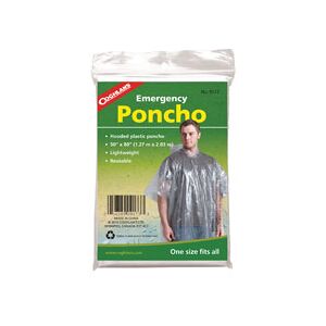 Coghlan's Emergency Poncho Clear Clear OneSize Coghlan's Emergency Poncho Clear Clear OneSize
