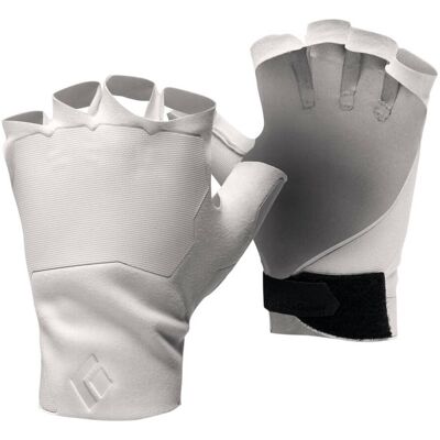 Black Diamond Crack Gloves White L Black Diamond Crack Gloves White L