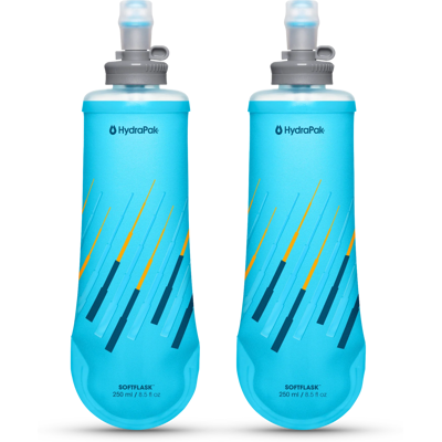 Hydrapak Softflask 250ml - 2- Pack Malibu Blue ONESIZE Hydrapak Softflask 250ml - 2- Pack Malibu Blue ONESIZE