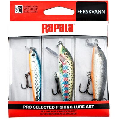 Rapala Ferskvannssett Rapala 3stk RT/SB/SF 7cm Rapala Ferskvannssett Rapala 3stk RT/SB/SF 7cm