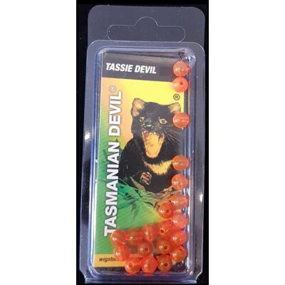 Tasmanian Red Beads 20stk Tasmanian Red Beads 20stk