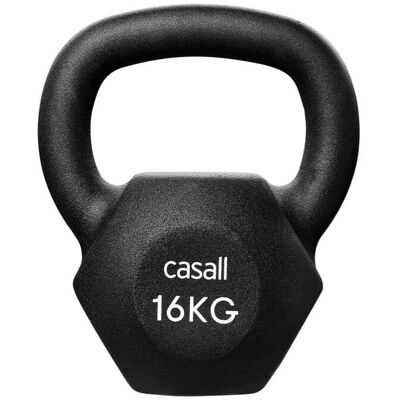 Casall Classic Kettlebell 16 Kg Black OneSize Casall Classic Kettlebell 16 Kg Black OneSize
