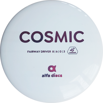 Alfa Disc Chrome Line Driver Cosmic White 170-176g Alfa Disc Chrome Line Driver Cosmic White 170-176g
