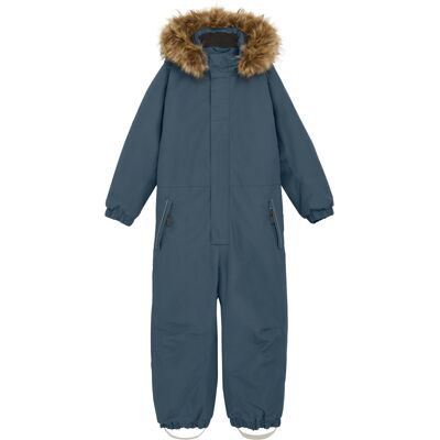 Color Kids Kids' Coverall With Fake Fur Stormy Weather 134 Color Kids Kids' Coverall With Fake Fur Stormy Weather 134