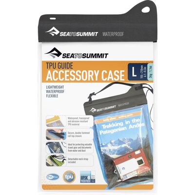 Sea To Summit Tpu Guide Accessory Case Large Black Large Sea To Summit Tpu Guide Accessory Case Large Black Large