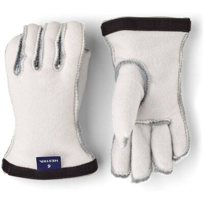 Hestra Heli Ski Jr. Liner - 5 Finger Offwhite 8-9 år Hestra Heli Ski Jr. Liner - 5 Finger Offwhite 8-9 år