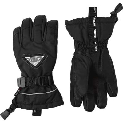 Hestra Kids' Skare Czone 5 Finger Black 4-5 år Hestra Kids' Skare Czone 5 Finger Black 4-5 år