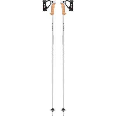 Leki Stella S Hvit/Sølv/Hvitgull 115 cm Skistav - Skidutstyr Leki Stella S Hvit/Sølv/Hvitgull 115 cm Skistav - Skidutstyr