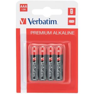 Batteri AAA 4-pack Verbatim Premium Trippel A batteri alkalisk