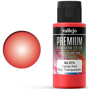 Airbrush Vallejo Premium Candy Red 60ml Premium Airbrush Color - Candy