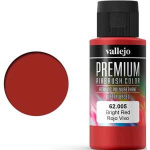 Airbrush Vallejo Premium Basic Bright Red 60ml Premium Airbrush Color