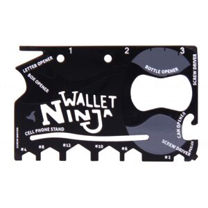 Gadgets Wallet Ninja - 18 verktøy i 1 På størrelse med et visakort!