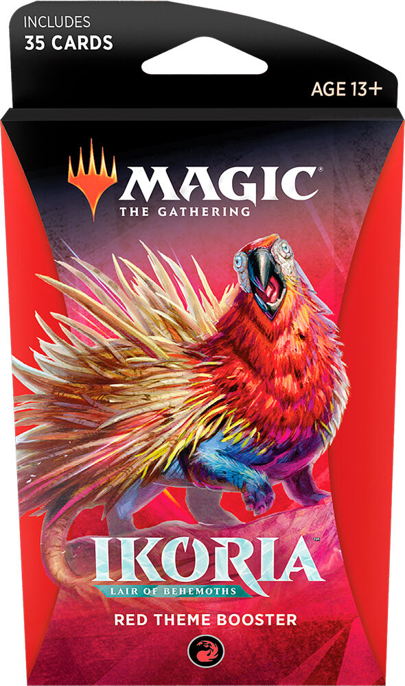 Wizards of the Coast Magic Ikoria Theme Booster Red Lair of Behemoths - 35 røde kort