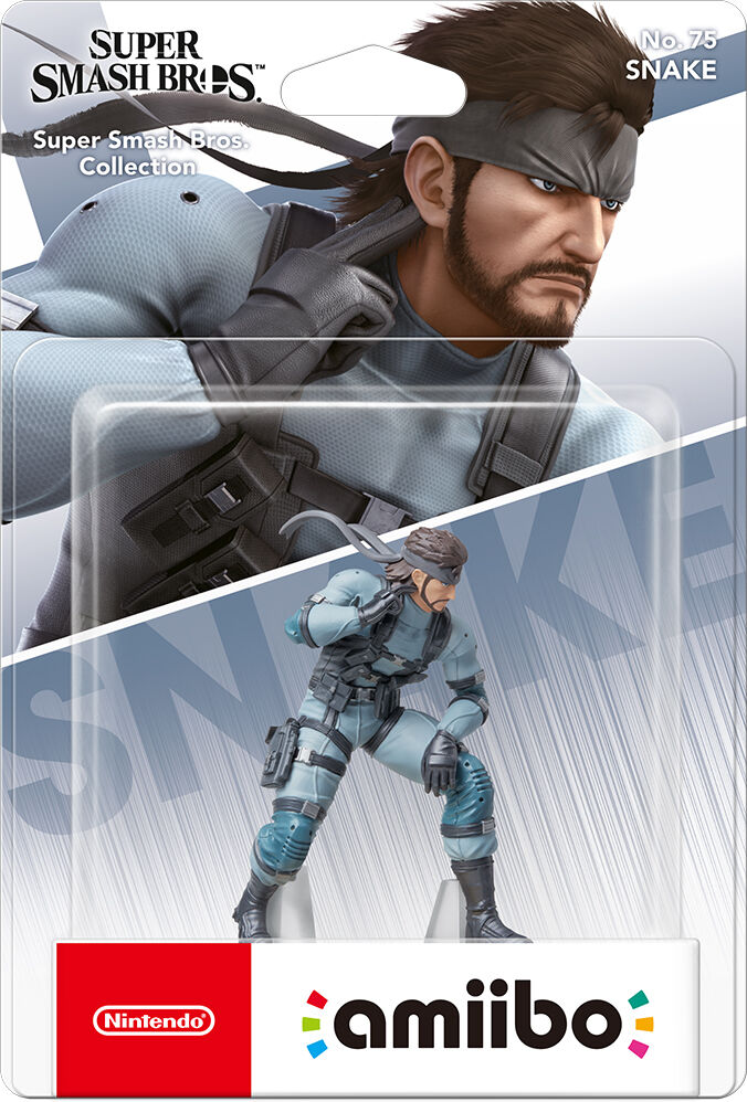 Amiibo Figur Snake Super Smash Bros Collection No 75