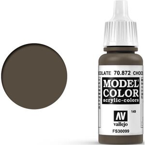 Byggesett Vallejo Model Color Chocolat Brown 17ml Tilsvarer 4674AP   4797AP   XF-64