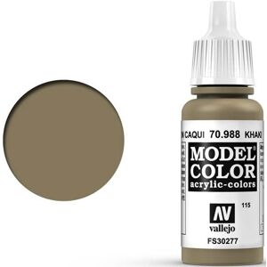 Byggesett Vallejo Model Color Khaki 17ml Tilsvarer 4708AP   XF-49