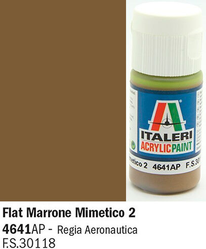 Akrylmaling Marrone Mimetico 2 Italeri 4641AP - 20 ml