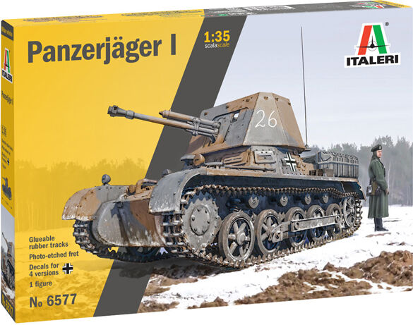 Panzerjäger I Italeri 1:35 Byggesett