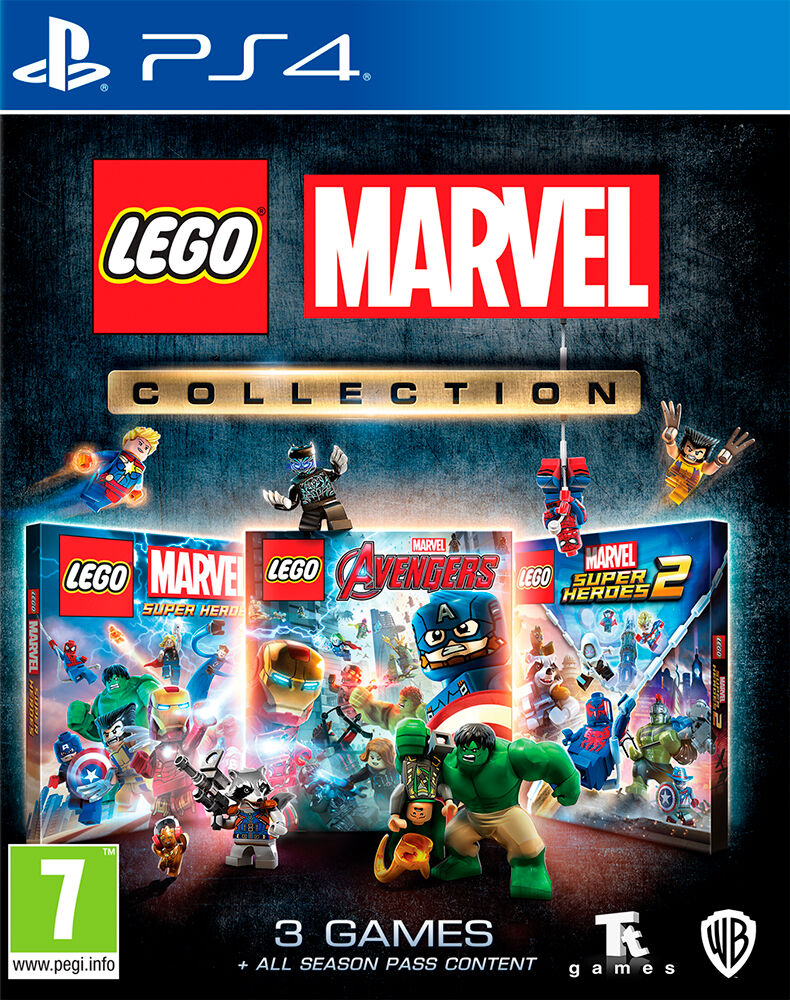 Lego Marvel Collection PS4 3 spill i en pakke