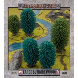 Rollespill Battlefield in a Box Large Summer Wood Painted Tabletop Terrain - 25-35mm