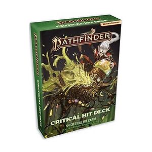 Rollespill Pathfinder RPG Cards Critical Hit Second Edition Card Deck