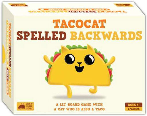 Tacocat Spelled Backwards Brettspill