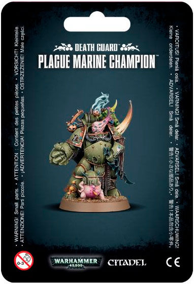 Death Guard Plague Marine Champion Warhammer 40K