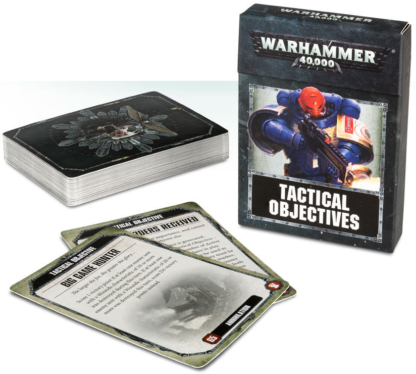Warhammer 40K Tactical Objective Cards 8th Edition
