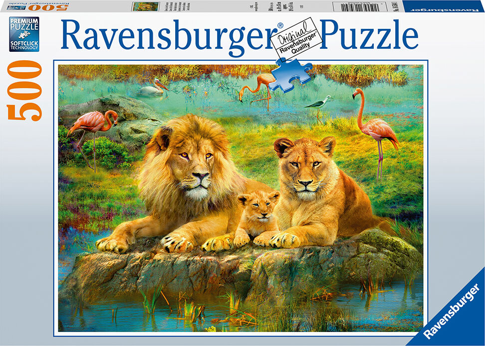 Løvefamilien 500 biter Puslespill Ravensburger Puzzle