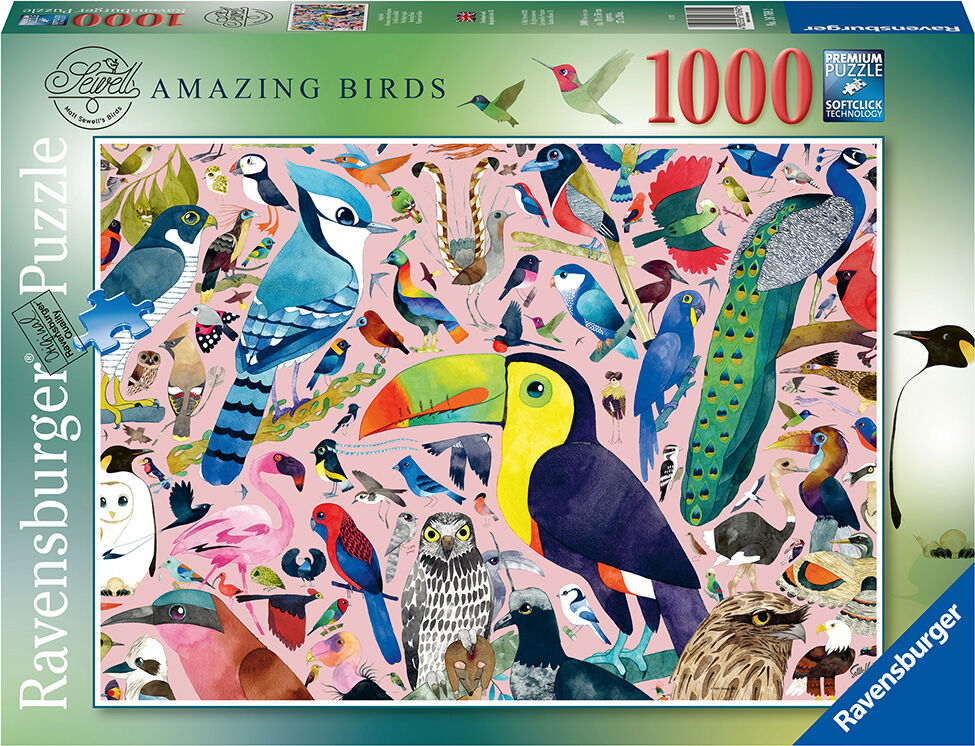 Amazing Birds 1000 biter Puslespil Ravensburger Puzzle