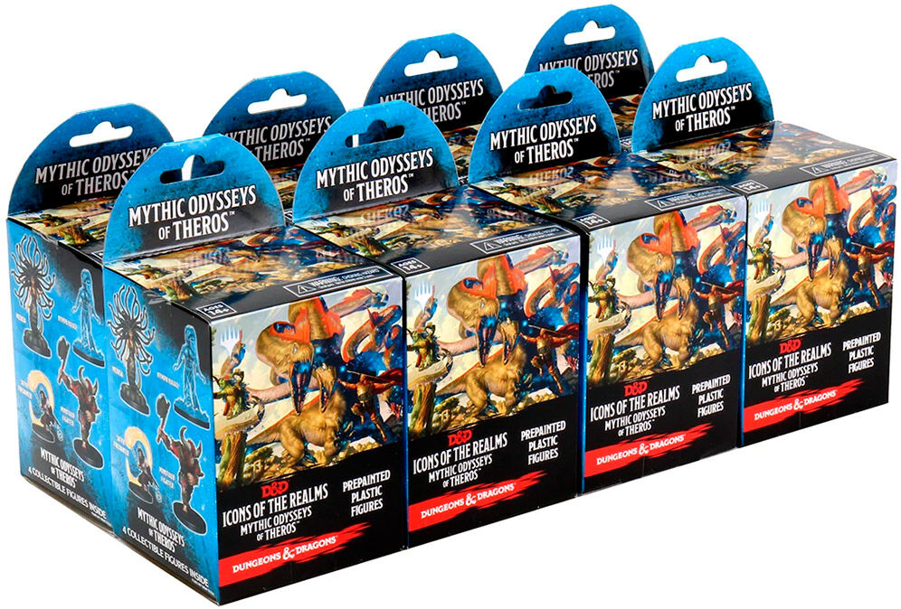 D&D Figur Icons Mythic Odysseys x32 Display - 8 bokser á 4 figurer per boks