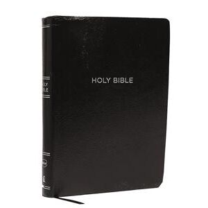 Thomas Nelson NKJV, Reference Bible, Super Giant Print, Leather-Look, Black, Red Letter, Comfort Print (0785217452)