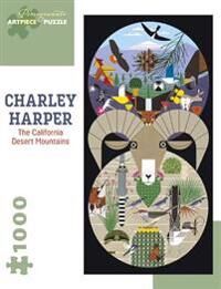 Charley Harper the California Desert Mountains 1000-Piece Jigsaw Puzzle (076497548X)