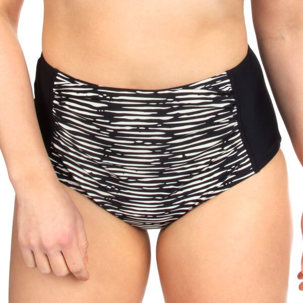 Trofé Trofe Graphic High Waist Bikini Brief - Black/White * Kampanje *