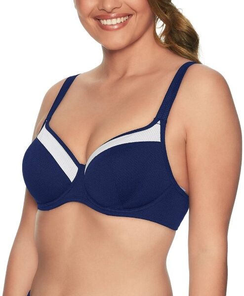 Wiki Porto Cervo Full Cup De Luxe Bikini Top - Blue