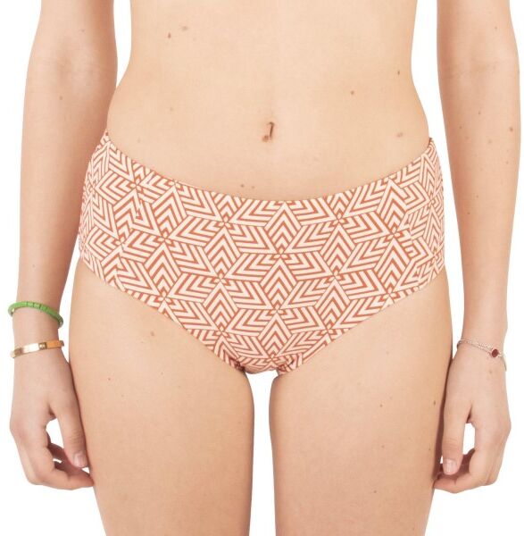 Femilet Aztec Java Sustainable Midi Bikini Brief - Burnt orange