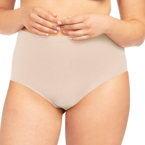 Chantelle Soft Stretch Full Brief Plus Size - Beige