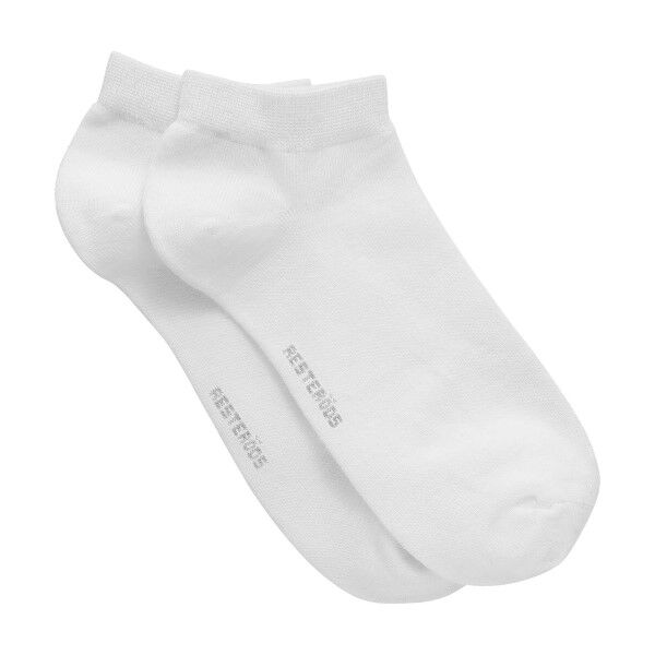 Resteröds 5-pakning Bamboo Ankle Socks - White
