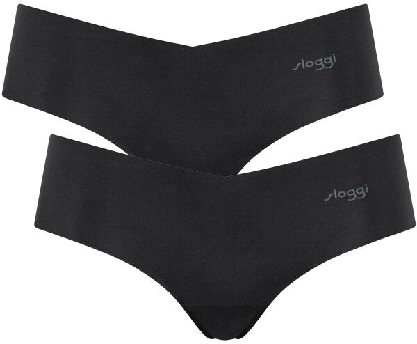 Sloggi 2-pakning ZERO Microfibre Hipsters - Black