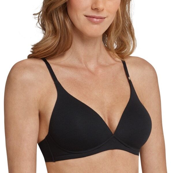 Schiesser 95-5 Soft Plunge Bra - Black